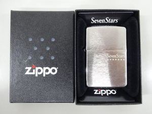 2016年製 ZIPPO ジッポ Seven Stars セブンスター シルバー 銀 オイル ライター USA