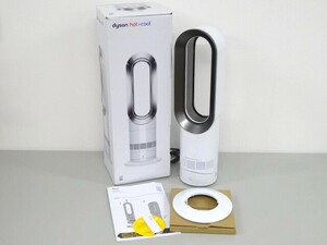 美品 23年製 動作確認済み dyson ダイソン AM09 Hot+Cool ホット＆クール 白 ホワイト 扇風機 温風機 セラミックファンヒーター リモコン付