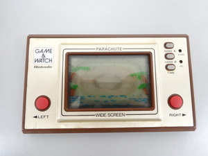 ジャンク Nintendo 任天堂 GAME & WATCH ゲーム ウォッチ PARACHUTE パラシュート PR-21 ワイドスクリーン レトロ ヴィンテージ 当時物