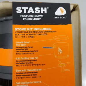 新品 未使用品 JETBOIL ジェットボイル STASH STOVE KIT スタッシュ ストーブ キット 1824400 クッカー バーナー キャンプ アウトドアの画像6