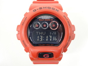 ジャンク CASIO カシオ G-SHOCK Gショック GW-6900RD タフソーラー 電波ソーラー マルチバンド6 腕時計