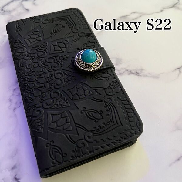 GalaxyS22 レザーケース 手帳型 手帳型ケース 革ケース