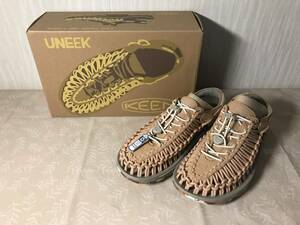 H　送料無料　新品未使用　KEEN　UNEEK W　1026341　US/8.5　UK/6　CM/25.5　EU/39　DOE/PLAZA TAUPE　キーン　ユニーク