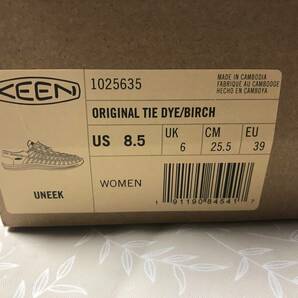 H 送料無料 新品未使用 KEEN UNEEK 1025635 US/8.5 UK/6 CM/25.5 EU/39 ORIGINAL TIE DYE/BIRCH キーン ユニークの画像2