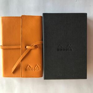 RHODIA ロディア本革ノート　A7サイズ　エピュレソフトジャーナル　240ページ　無地　送料無料