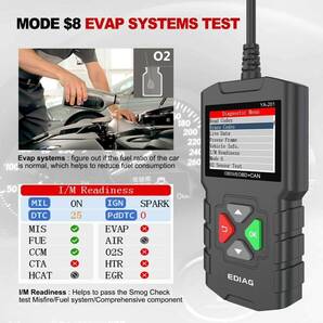 ★特価★ 2023年9月日本語最新版 OBD2診断機 OBD2スキャンツール EDIAG YA-201 12Vの外車、国産普通車、軽自動車に対応 うの画像10