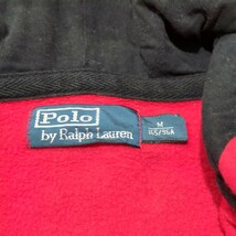 POLO RALPH LAUREN ビッグポニー ジップアップ パーカー ラルフローレン スウェットTALON ZIP Mサイズ　赤　レッド_画像6