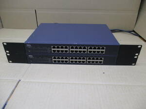 DELL POWERCONNECT 2224 - switch - 24 ports★ 2台セット★ 通電確認 ★No:A09