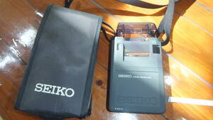 R060308断捨離　処分 「SEIKO セイコー システムプリンターSP12」携帯ケース付き USED　保管品 動作未確認　ジャンク
