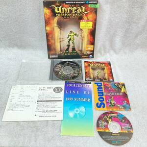 ●K456■Windows 98/95/NT・CD-ROM■Unreal MISSION PACK１・アンリアル ミッション パック１■ソースネクスト■現状品■長期保存品■中古 