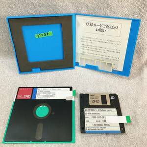 ●K488■PC-9800シリーズ／3.5・5インチFD■CD-ROM Extensions■NEC■日本電気■動作未確認■現状品■中古