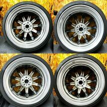 【ホイール】 WORK シュバート SC4 19インチ 7.5J ＋48 PCD 100 5H 4本通し 【タイヤ】グッドイヤー 225/35 r19 2022年製 溝あり30プリウス_画像2