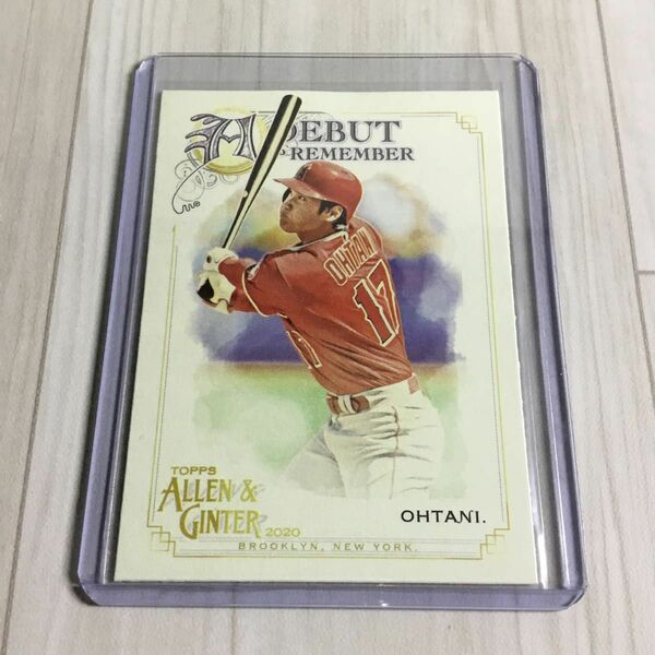 大谷翔平　topps ALLEN&GINTER #DTR-20. 154