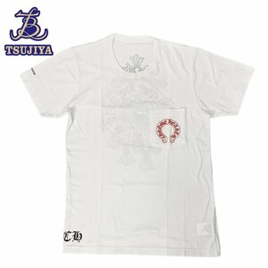 CHROME HEARTS クロムハーツ　ホースシュー/セメタリークロスプリント　半袖Tシャツ　メンズ　#S　中古AB【辻屋質店A2450】