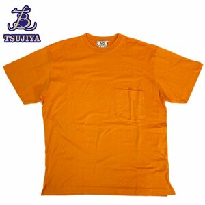 HERMES エルメス　トップス　半袖Tシャツ　メンズ　オレンジ　#S　中古B【辻屋質店A2610】