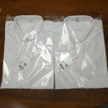 ユニクロ ワイシャツ ドライ 半袖 ユニクロ 白 ホワイト Sサイズ 2枚セット_画像2