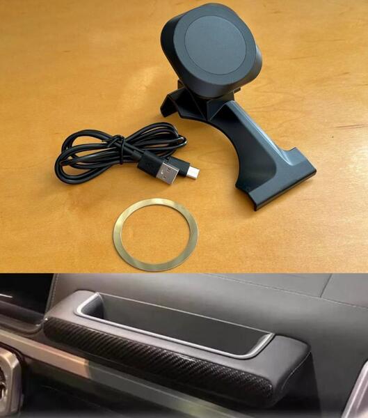 ベンツ 現行Gクラス W463A W464 MagSafe対応スマホホルダー アシストグリップBOXセット