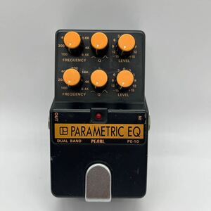 PEARL PE-10 DUAL BAND PARAMETRIC EQ デュアル仕様 パラメトリック・イコライザー パール 日本製 ヴィンテージ 1980 エフェクター 