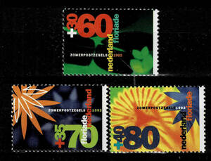オランダ 1992年 付加金付(世界園芸展)切手セット