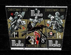 マルタ 1967年 クリスマス切手セット