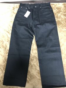 【完売】uniform experiment RIGID 5POCKET WIDE FIT DENIM PANTS ユニフォームエクスペリメント　ブラックデニム