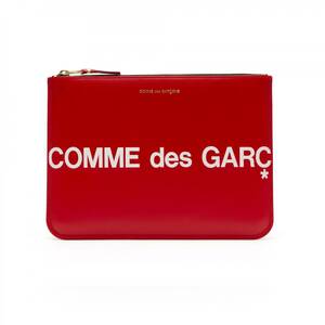 [ new goods unused ]#Comme des Garcons Comme des Garcons purse Huge Logo Wallet (Red SA5100HL) red RED # GIFT