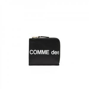 [ new goods unused ]#Comme des Garcons Comme des Garcons Logo purse CDG Huge Logo Wallet SA3100HL (Black) black Black # GIFT