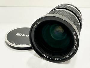 美品 Nikon ニコン Zooｍ-NIKKOR 35-70mm 1:3.5 ケース・フィルター付 レンズ カメラ 一眼カメラ 光学機器 現状