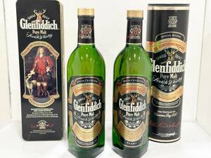 【古酒/未開栓】★2本セット★ Glenfiddich Pure Malt グレンフィディック ピュアモルト 750ml 43％ スコッチ ウイスキー 箱付き