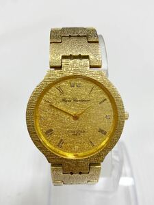 Hari Corinne FINE GOLD DIAL 999.9 クォーツ 2針 アナログ 腕時計 ゴールド 金文字盤 稼動品 