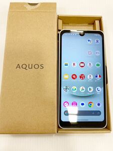 【美品】AQUOS wish3 SH-M25 ガラスフィルム付き/5.7インチ メモリー4GB ストレージ64GB オリーブグリーン 楽天モバイル