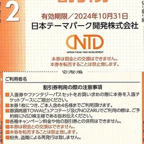 日本テーマパーク開発 株主優待券 那須ハイランドパーク・那須高原りんどう湖ファミリー牧場 優待券set 2024年10月末迄有効の画像2