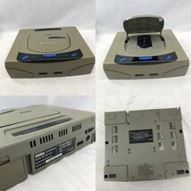 動作未確認 ジャンク SEGA DREAMCAST セガ ドリーム キャスト 本体 コントローラー 2点 SEGA SATURN セガサターン 本体 サカつく ソフト 付_画像4