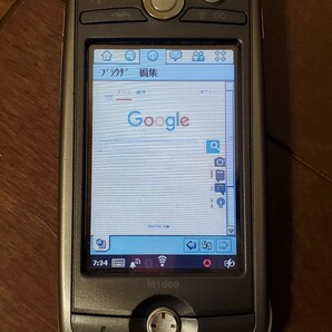 [動作品] DoCoMo FOMA M1000 motorola 平成 レトロ PDA 携帯 古い ビンテージの画像3