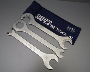 [ used ]Shimano Shimano TL-FC30 bottom bracket pedal head spanner set case attaching bicycle tool (.)