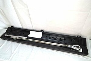 （中古・美品）KTC 京都機械工具 19.0sq.プレセット型トルクレンチ CMPB8006 ケース/検査成績表 エクステンションバー・BE6-400付属（柏）