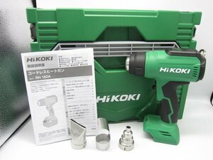 （中古）HiKOKI ハイコーキ コードレスヒートガン 18v RH18DA バッテリー未付属 動作OK ノズル付属/ケース/説明書あり（柏）