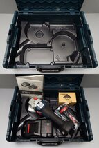 #【中古】BOSCH ボッシュ GWS18V-100C コードレス ディスクグラインダー 充電器/バッテリー18V1個/付属品/ケース セット 本体美品（札）_画像10