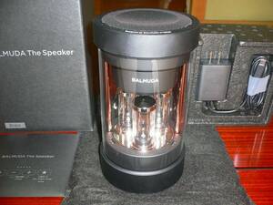 ★【美品】BALMUDA The Speaker M01A-BK Bluetooth ワイヤレススピーカー 黒 ブラック バルミューダ　★