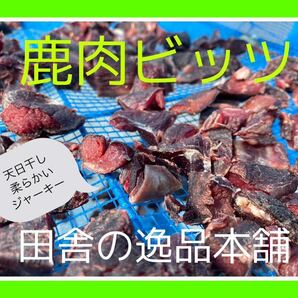 ★犬のおやつ！鹿肉 ビッツ120g★犬用鹿肉 無添加 ちょっと柔らかいジャーキーの画像1