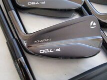 .。o○　美品　TaylorMade　P790('21)ブラックアイアン　6本　MCI 80 for TaylorMade(S)_画像2
