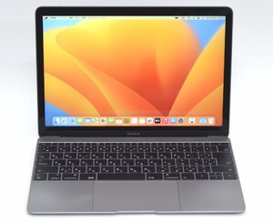 1円～MacBook (Retina, 12-inch, 2017) MNYF2J/A 1.2GHz Core m3 メモリ:8GB SSD:256GB スペースグレイ 41SE