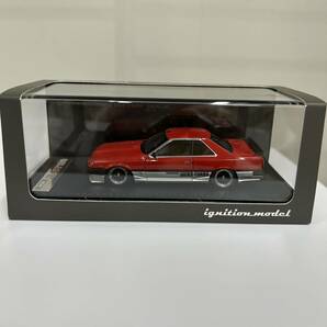 未使用 ignition model Nissan SKYLINE 2000 RS-X Turbo-C (R30) Red/SILVER 0601 イグニッションモデル ミニカー 1/43 の画像1