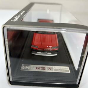 未使用 ignition model Nissan SKYLINE 2000 RS-X Turbo-C (R30) Red/SILVER 0601 イグニッションモデル ミニカー 1/43 の画像5
