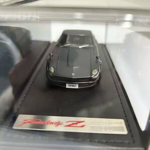 未使用 ignition model Nissan FAIRLADYZ (S30) MATTE BLACK 0025 イグニッションモデル ミニカー 1/43 日産 の画像4