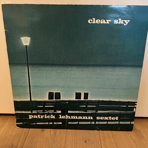 スイスオリジナル　patrick lehmann sextet / clear sky lp レコード