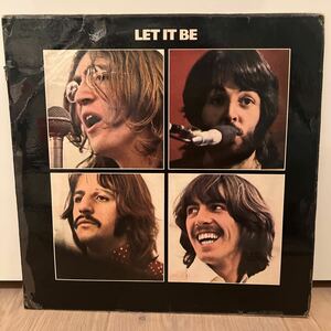 UK初期プレス　マト両面3U THE BEATLES LET IT BE LP レコード　ビートルズ　レットイットビー　PCS7096 グリーンアップル　オリジナル