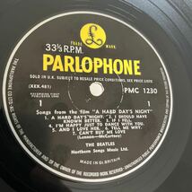 UKオリジナル 両面3N The Beatles A Hard day's Night LP ビートルズ PMC1230 レコード　ハードデイズナイト　セントラルリマーク有　MT_画像4