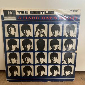 UKオリジナル 両面3N The Beatles A Hard day's Night LP ビートルズ PMC1230 レコード　ハードデイズナイト　セントラルリマーク有　MT