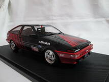 イグニッションモデル　1/18　トヨタ　スプリンタートレノ　3Dr　GT　Apex　ADVAN【新品】_画像1